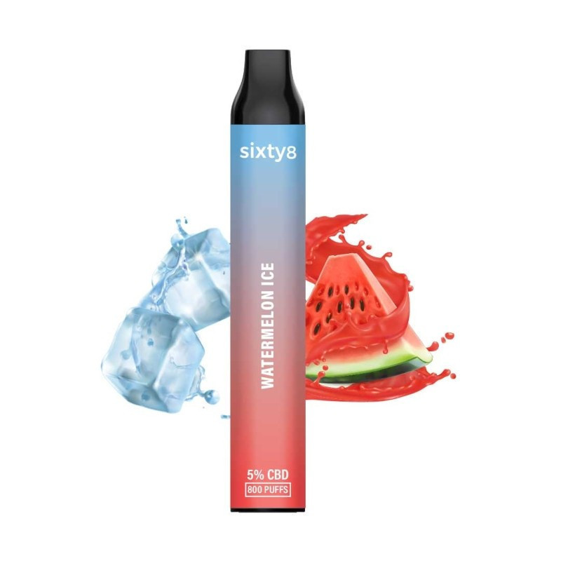 Puff pen CBD (5%) Watermelon Ice de la Sixty8 România