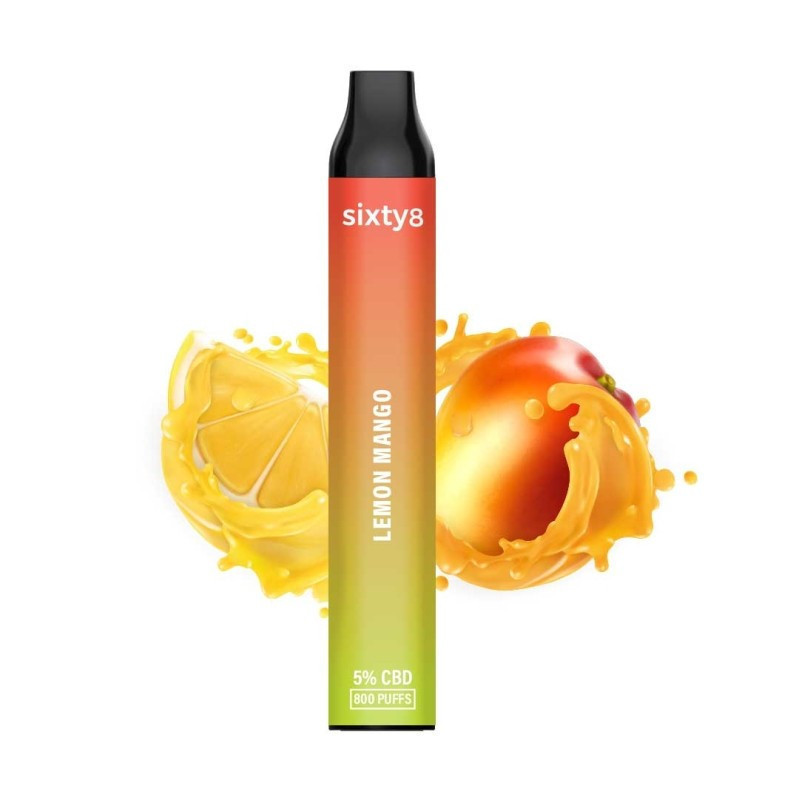 Puff pen CBD (5%) Lemon Mango de la Sixty8 România