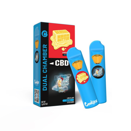 BERNIEHANNA BUTTER & LONG ISLAND CBD VAPE CAMERĂ DUBLĂ COOKIES