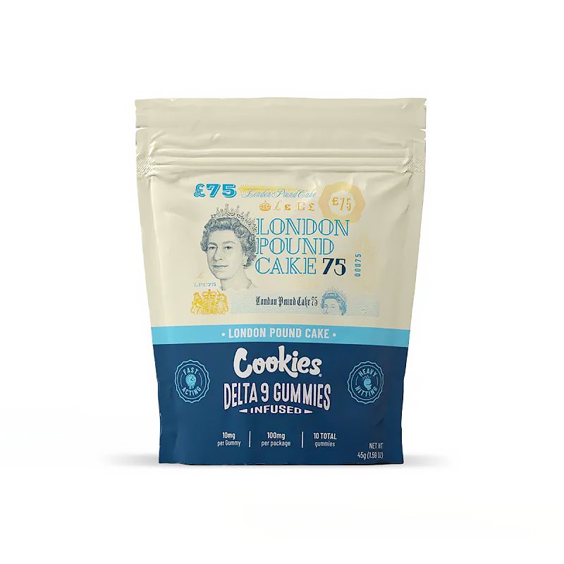 LONDON POUND CAKE 75 GUMMIES COOKIES