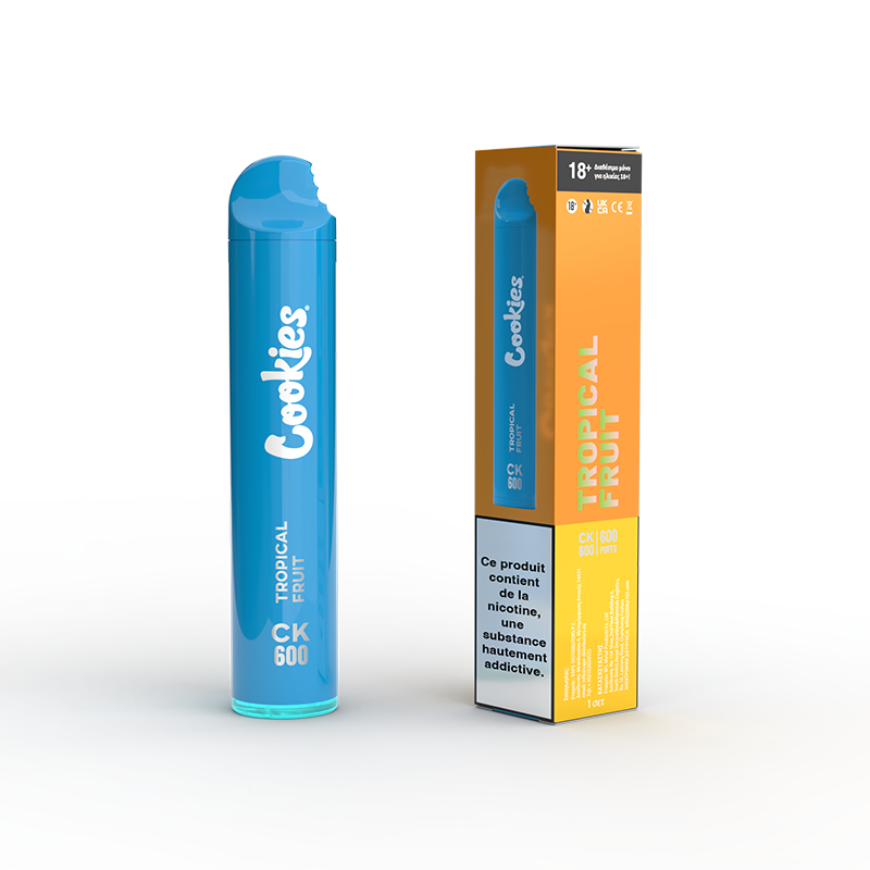TROPICAL FRUIT 600 PUFF NICOTINE COOKIES
