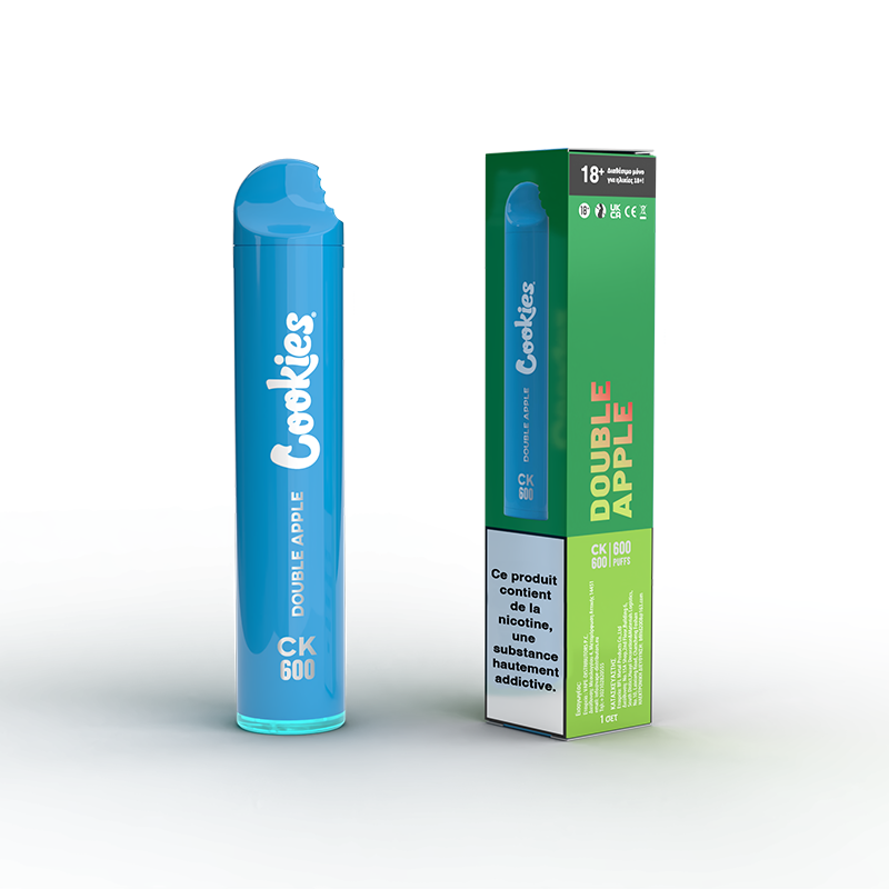 DOUBLE APPLE 600 PUFF NICOTINE COOKIES