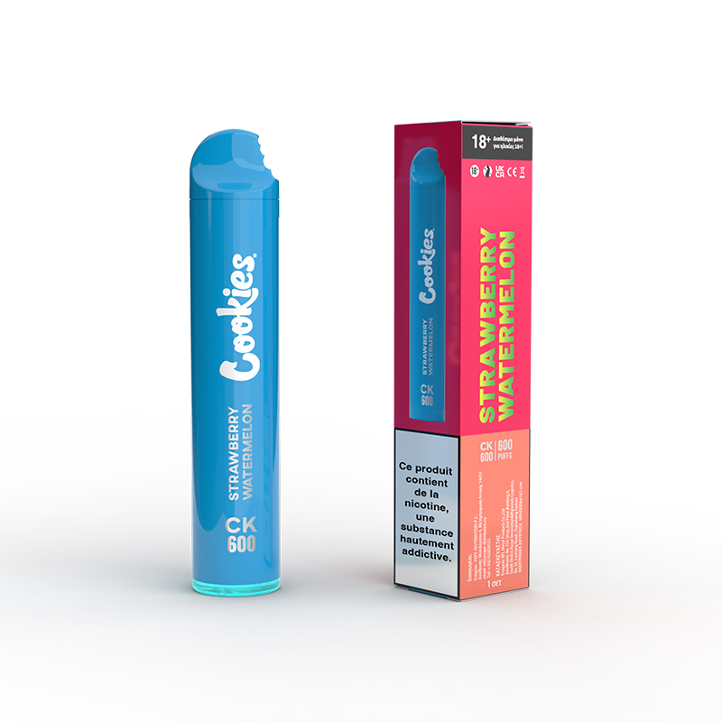STRAWBERRY WATERMEL 600 PUFF NICOTINE COOKIES