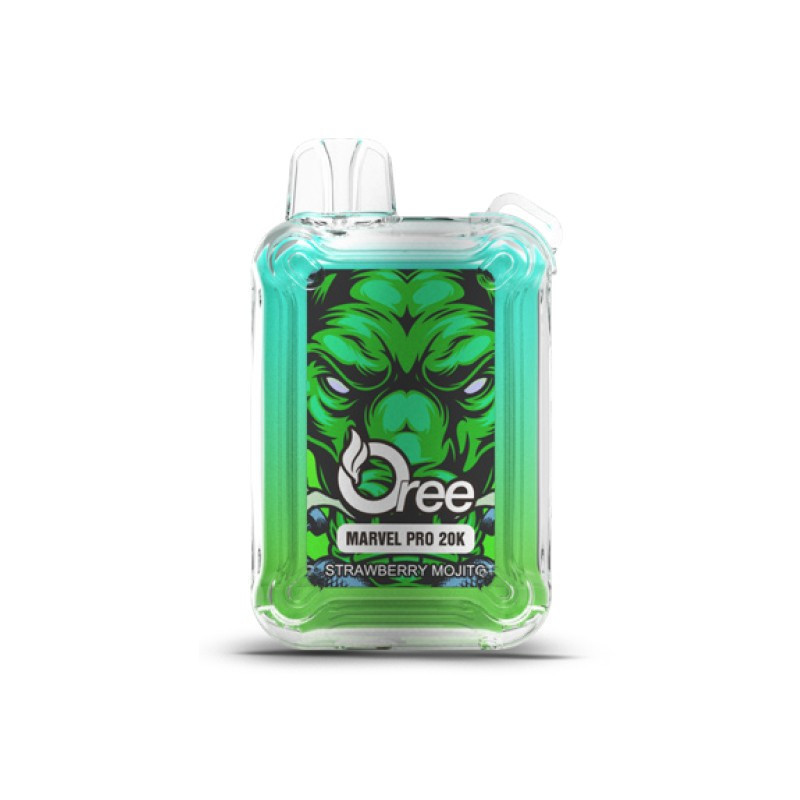 STRAWBERRY MOJITO 25K PUFF NICOTINE MARVEL OREE