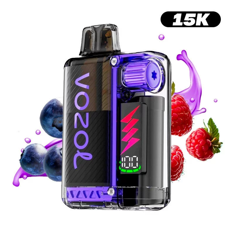 PUFF REÎNCĂRCABIL 15K VOZOL FRAMBOISE ACIDULÉE MYRTILLE 12ML