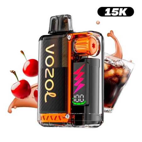 PUFF REÎNCĂRCABIL 15K VOZOL CERISE COLA 12ML