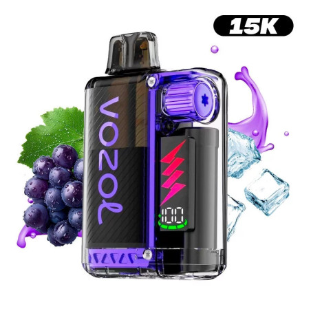 PUFF REÎNCĂRCABIL 15K VOZOL RAISIN GLACÉ 12ML