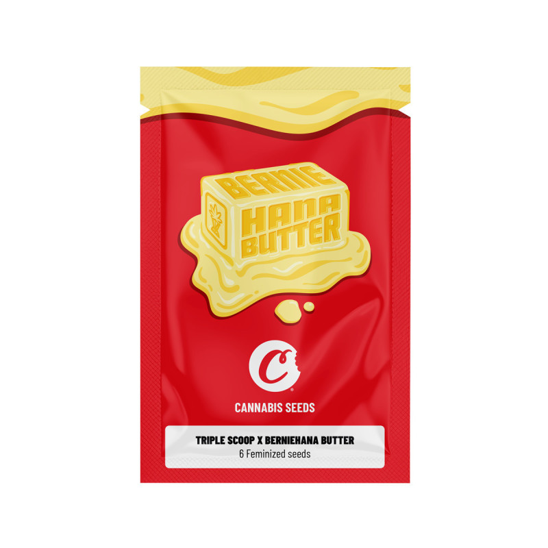 SEMINȚE FEMINIZATE TRIPLE SCOOP X BERNIEHANA BUTTER COOKIES® (X6)