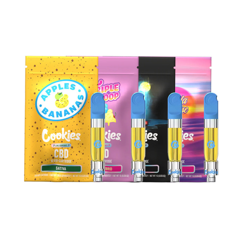 PACHET CARTOUCHE CBD COOKIES® X4