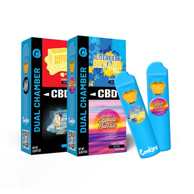 PACHET CAMERĂ DUBLĂ CBD COOKIES® X2