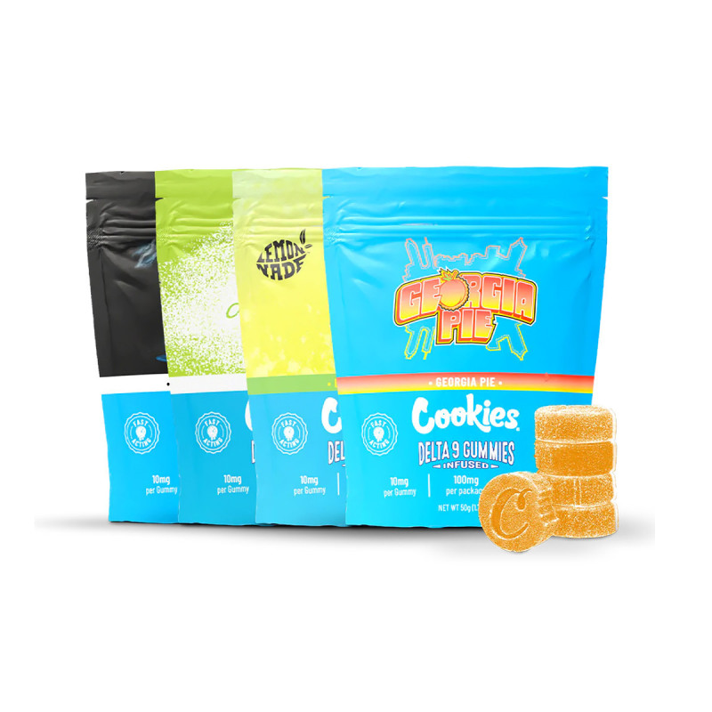 PACHET GUMMIES THC DELTA-9 COOKIES® X4