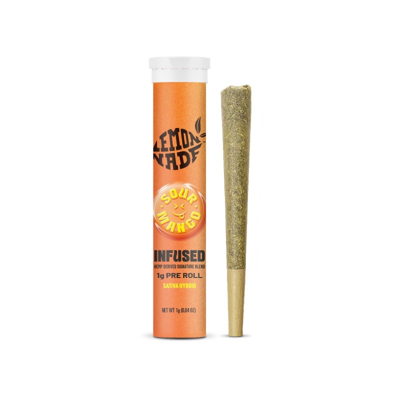 PRE-ROLL SOUR MANGO INFUSED LEMONADE DE LA COOKIES