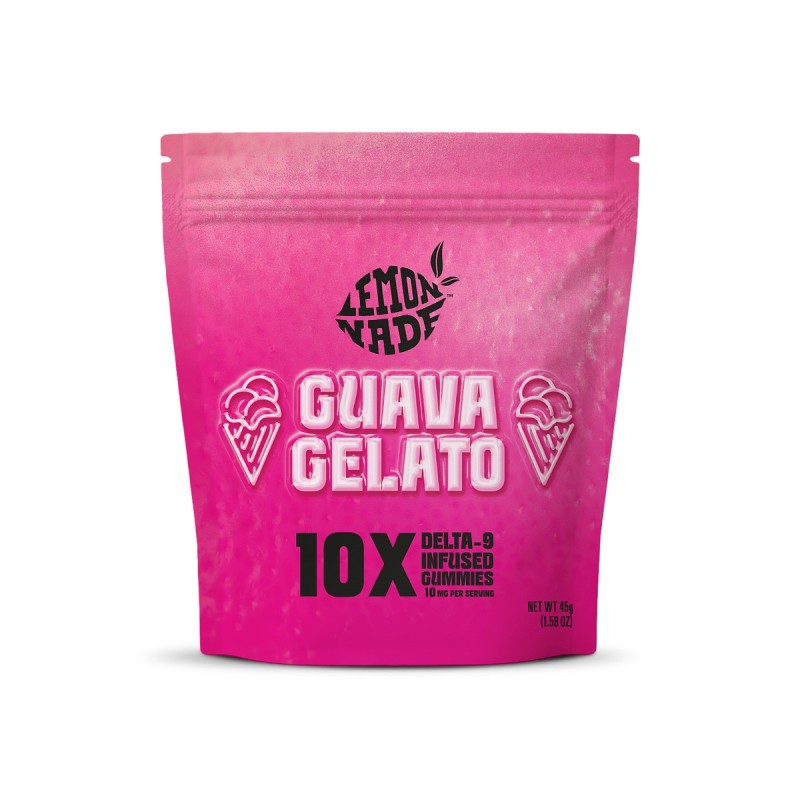 Guava Gelato Gummies Delta-9 10MG – Lemonade by Cookies x10
