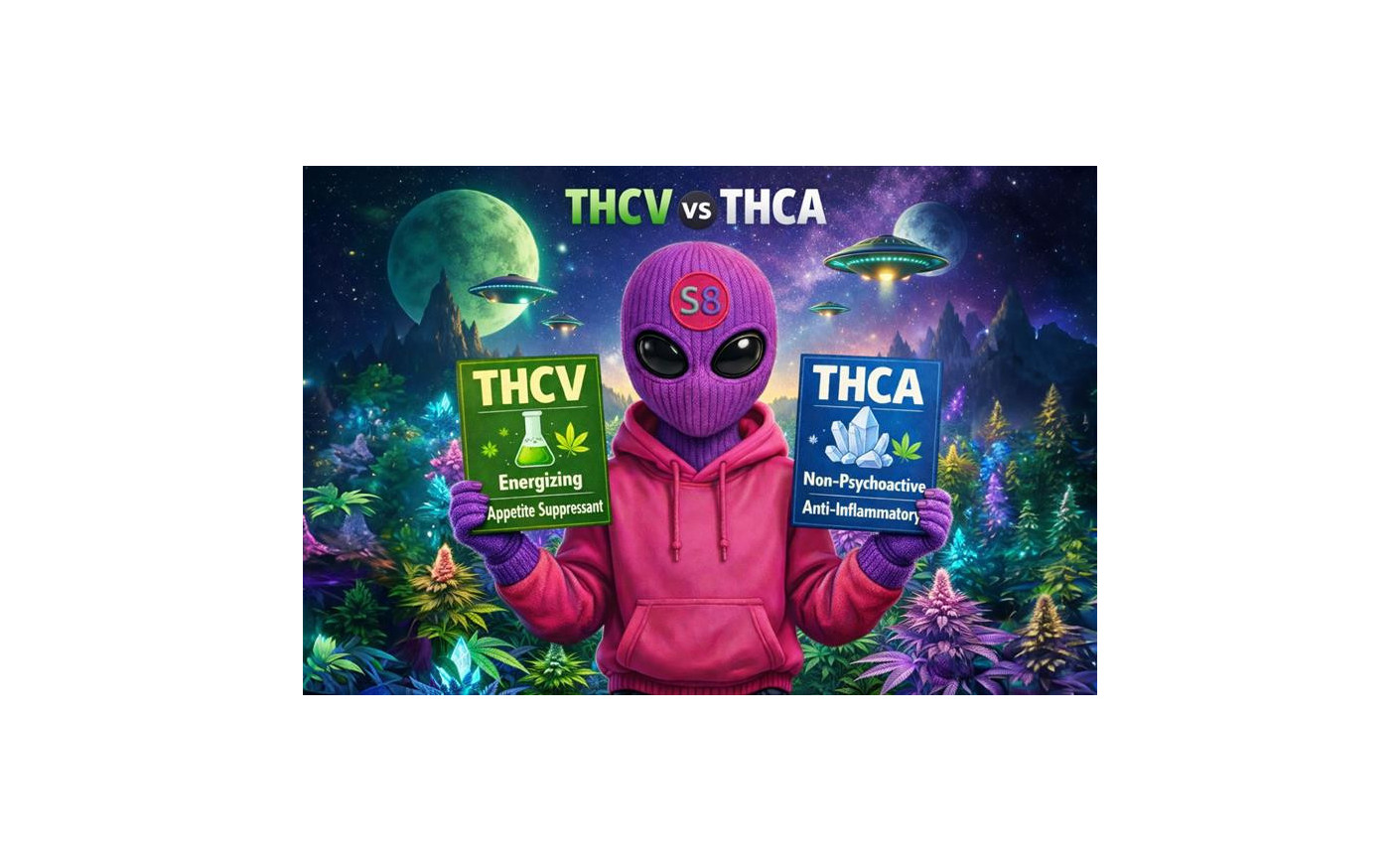THCV vs THCA: care sunt diferențele?