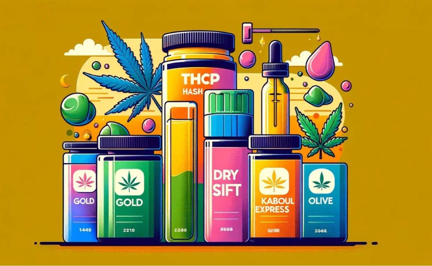 Hash THCP: Ketama Gold, Dry Sift, Kaboul Express, Gold Rif, Olive